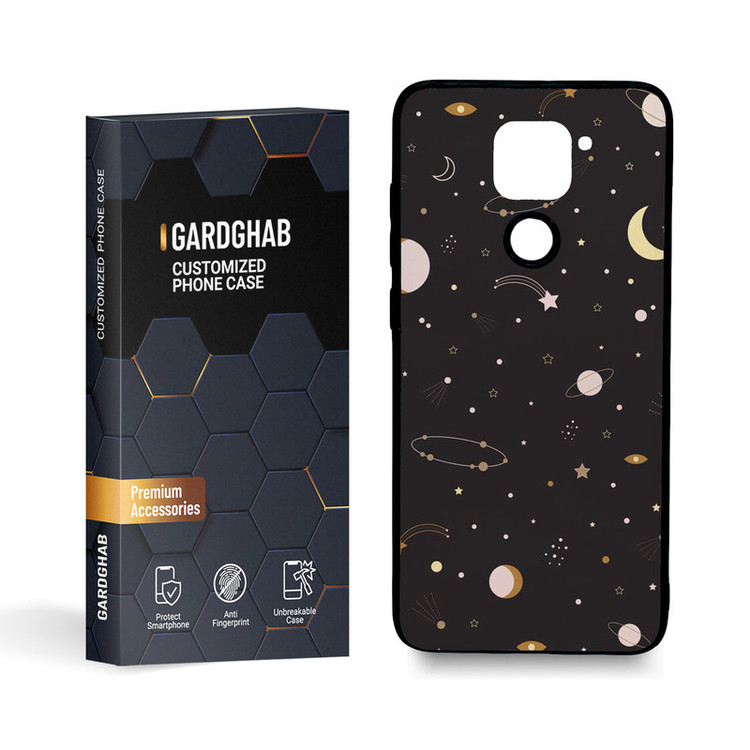 کاور گارد قاب مدل کهکشانی مناسب برای گوشی موبایل شیائومی redmi note9