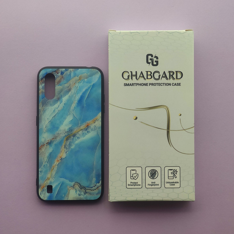کاور قاب گارد مدل پشت گلس فانتزی مناسب برای گوشی موبایل سامسونگ Galaxy AO1/ M01