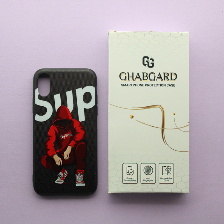 کاور قاب گارد مدل دور ژله ای پسرانه مناسب برای گوشی موبایل اپل iPhone X / Xs