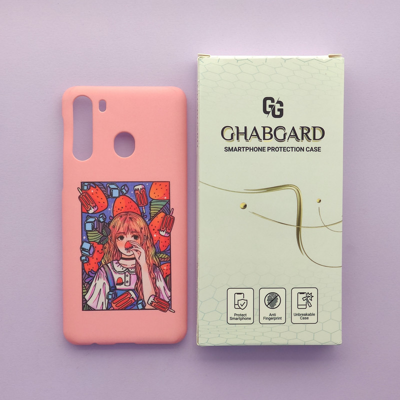 کاور قاب گارد مدل دخترانه مناسب برای گوشی موبایل سامسونگ Galaxy A21