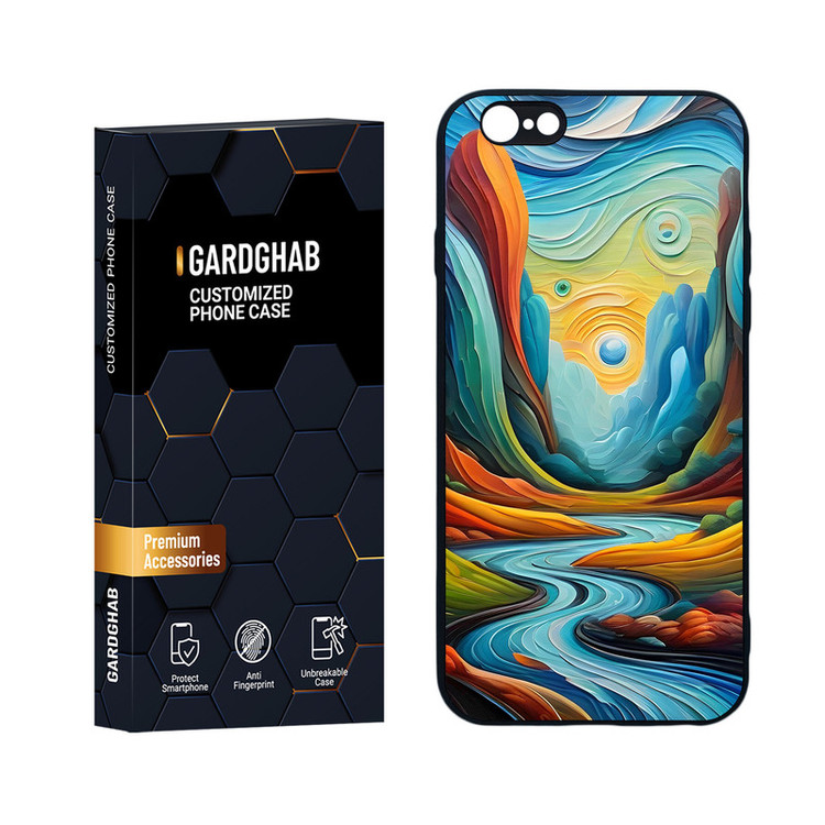 کاور گارد قاب مدل هنری مناسب برای گوشی موبایل اپل iPhone 6 / 6S
