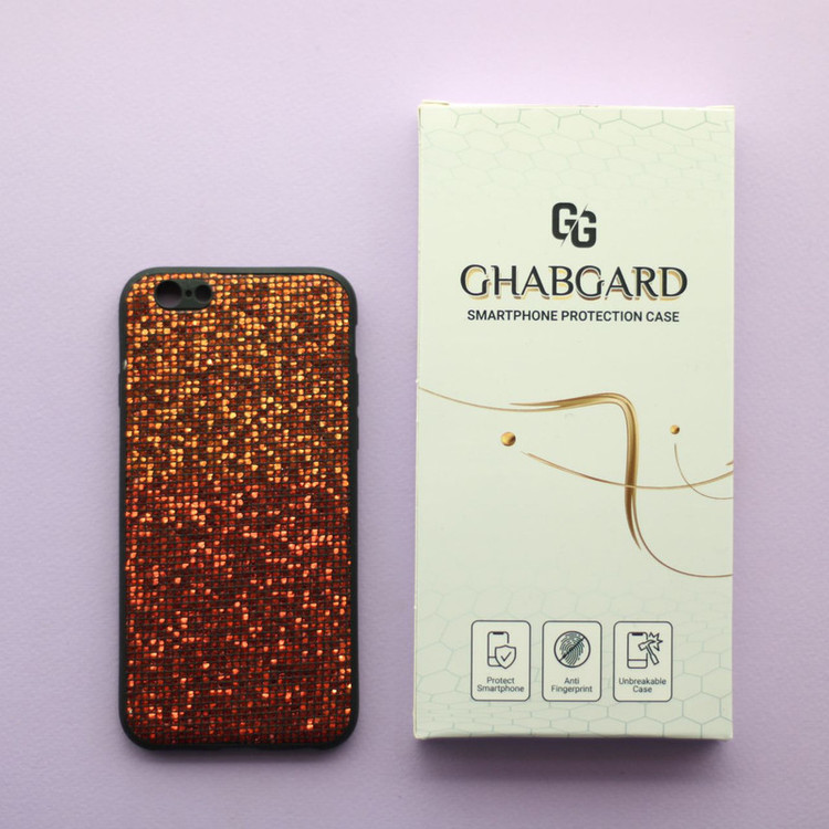 کاور قاب گارد مدل ژله ای دخترانه نگین دار مناسب برای گوشی موبایل اپل iPhone 6 / 6s