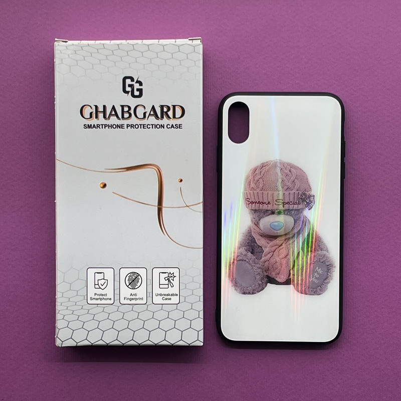 کاور قاب گارد مدل پشت گلس فانتزی مناسب برای گوشی موبایل اپل iPhone XS Max