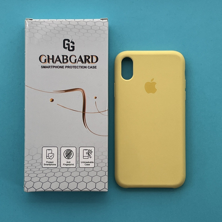 کاور قاب گارد مدل سیلیکونی ساده مناسب برای گوشی موبایل اپل Iphone XR