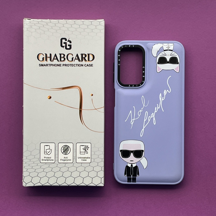 کاور قاب گارد مدل پافری دخترانه مناسب برای گوشی موبایل سامسونگ Galaxy A24