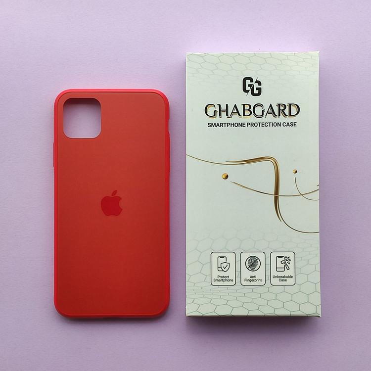کاور قاب گارد مدل پشت شیشه ای ساده مناسب برای گوشی موبایل اپل iPhone 11 Pro Max