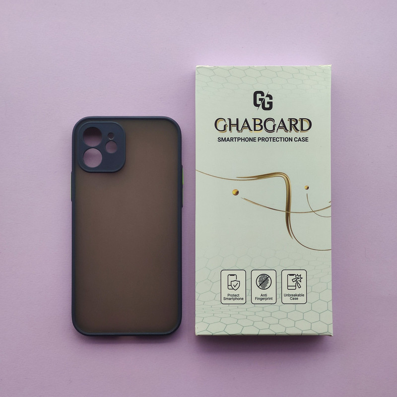 کاور قاب گارد مدل دور ژله ای طلقی ساده مناسب برای گوشی موبایل اپل iPhone 12