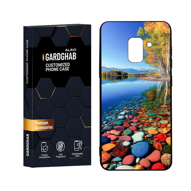 کاور گارد قاب علوی مدل Glass مناسب برای گوشی موبایل سامسونگ Galaxy A8 2018