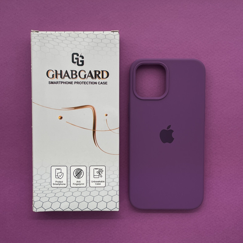 کاور قاب گارد مدل سیلیکونی ساده مناسب برای گوشی موبایل اپل iPhone 12 Pro Max