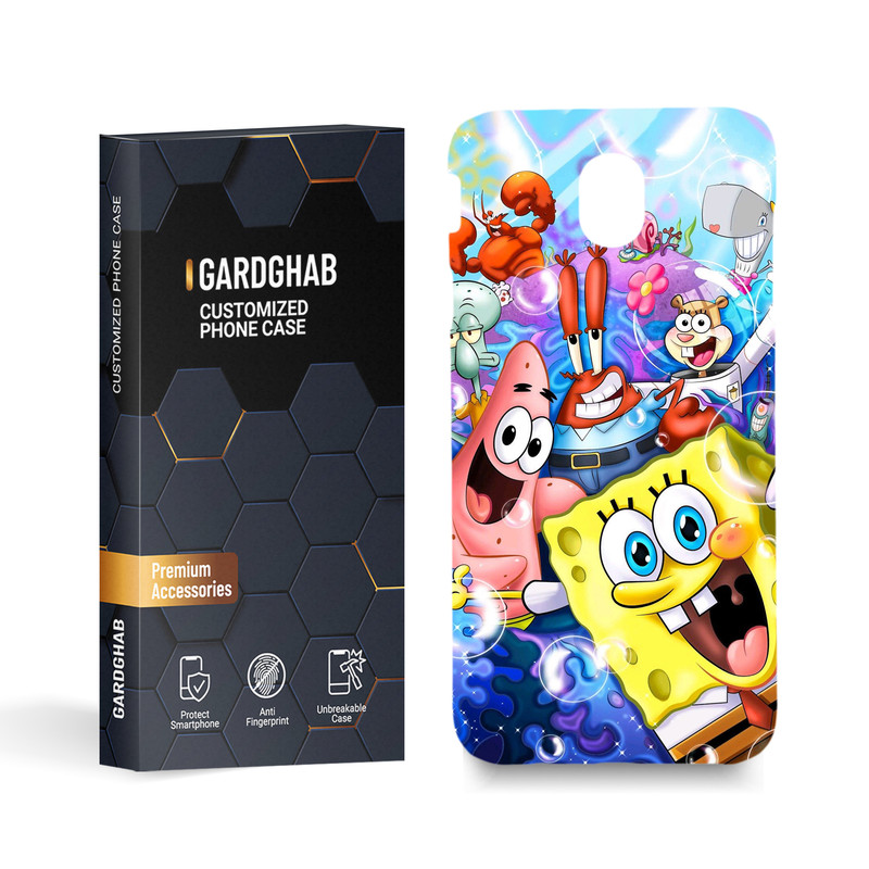 کاور گارد قاب مدل باب اسفنجی مناسب برای گوشی موبایل سامسونگ  galaxy j7 pro