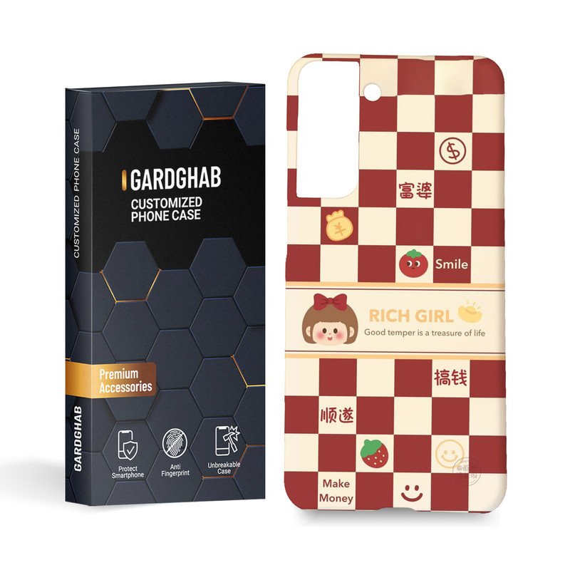 کاور گارد قاب مدل دخترانه مناسب برای گوشی موبایل سامسونگ galaxy s21 fe