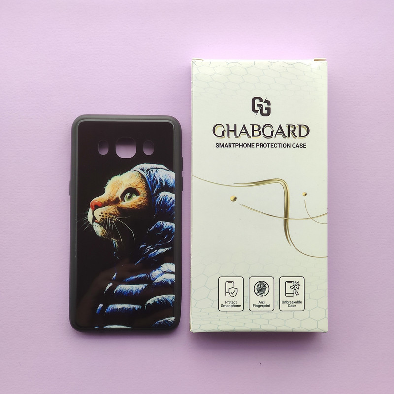 کاور گارد قاب مدل شیشه ای فانتزی مناسب برای گوشی موبایل سامسونگ Galaxy J5 2016 / J510