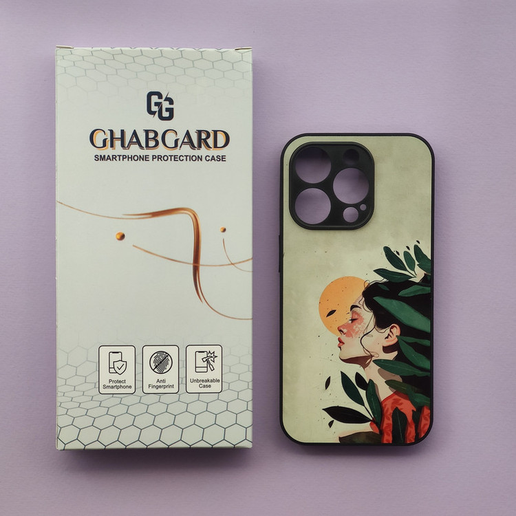 کاور قاب گارد مدل محافظ لنز دار دخترانه مناسب برای گوشی موبایل اپل Iphone 15 Pro