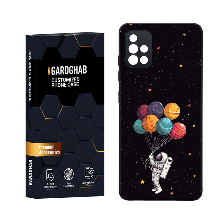 کاور گارد قاب مدل دورژله ای کهکشان مناسب برای گوشی موبایل سامسونگ Galaxy A51