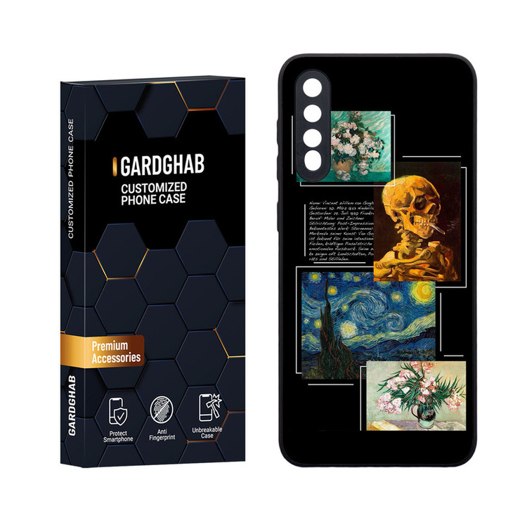 کاور گارد قاب مدل دورژله ای هنری مناسب برای گوشی موبایل سامسونگ Galaxy A50 / A50s / A30S