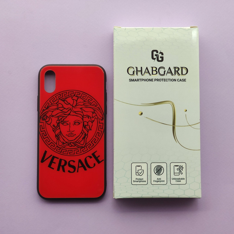 کاور قاب گارد مدل پشت گلس فانتزی مناسب برای گوشی موبایل اپل iPhone X / Xs