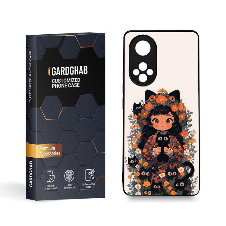 کاور گارد قاب مدل دخترانه مناسب برای گوشی موبایل آنر 50/Nova 9