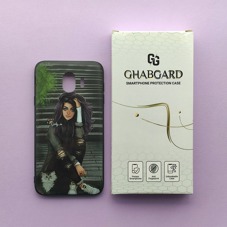 کاور قاب گارد مدل دخترانه مناسب برای گوشی موبایل سامسونگ Galaxy J4