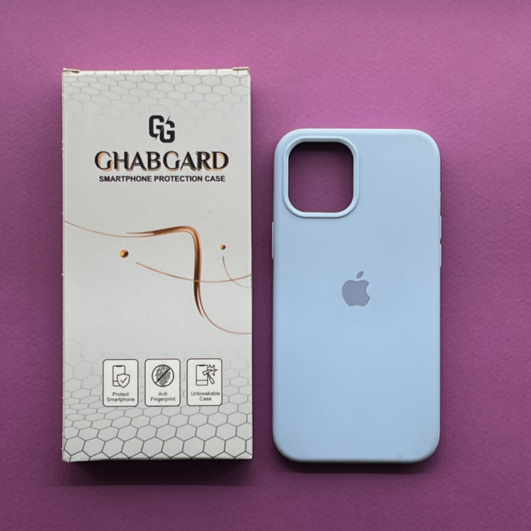 کاور قاب گارد مدل سیلیکونی ساده مناسب برای گوشی موبایل اپل iPhone 12 Pro max