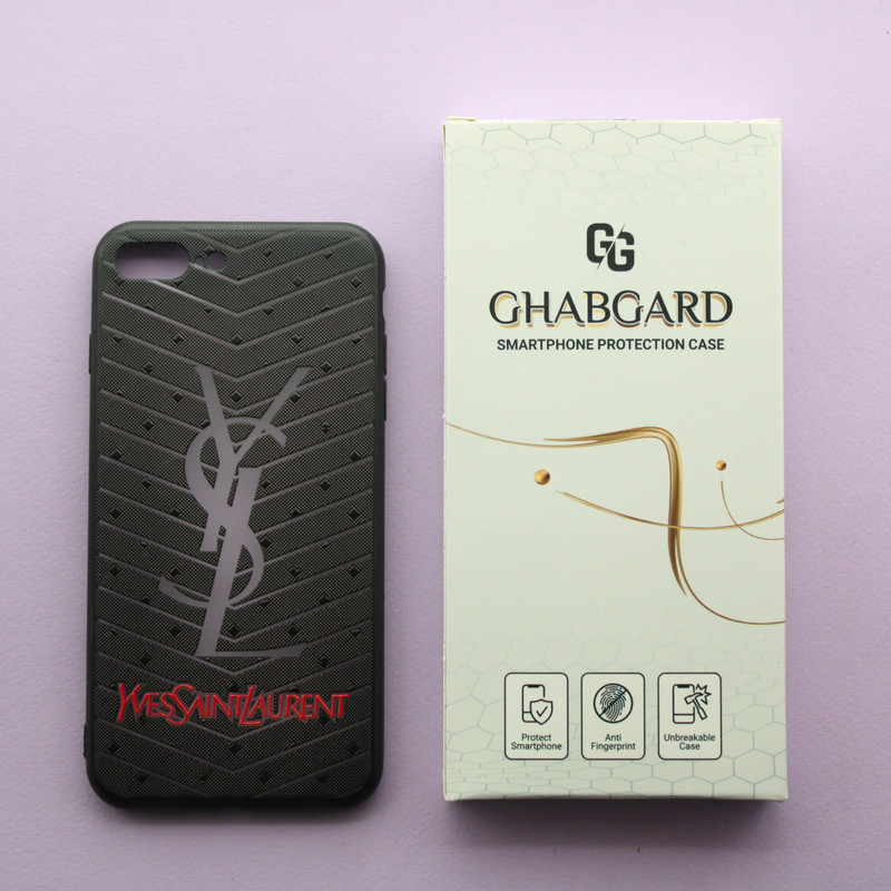 کاور قاب گارد مدل دور ژله ای مشکی فانتزی مناسب برای گوشی موبایل اپل iPhone 7 plus / 8 plus