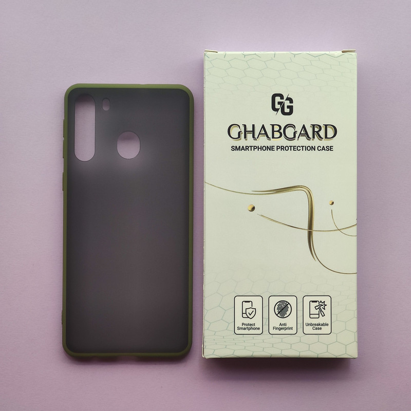 کاور قاب گارد مدل پشت طلقی ساده مناسب برای گوشی موبایل سامسونگ Galaxy A21