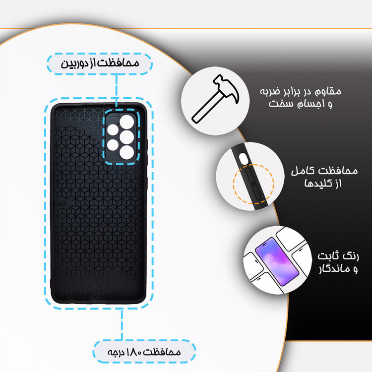کاور گارد قاب مدل پسرانه مناسب برای گوشی موبایل سامسونگ Galaxy A72