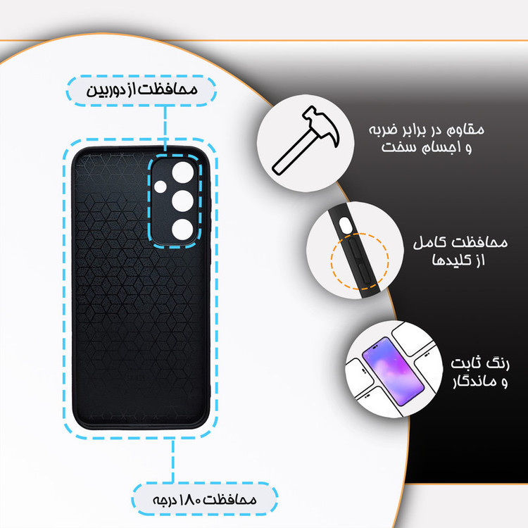 کاور گارد قاب مدل گل مناسب برای گوشی موبایل سامسونگ Galaxy A35