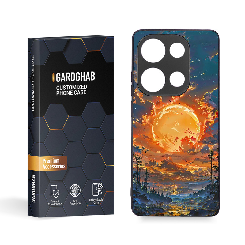 کاور گارد قاب مدل منظره مناسب برای گوشی موبایل شیائومی Redmi Note 13 Pro 4G / Poco M6 Pro 4G