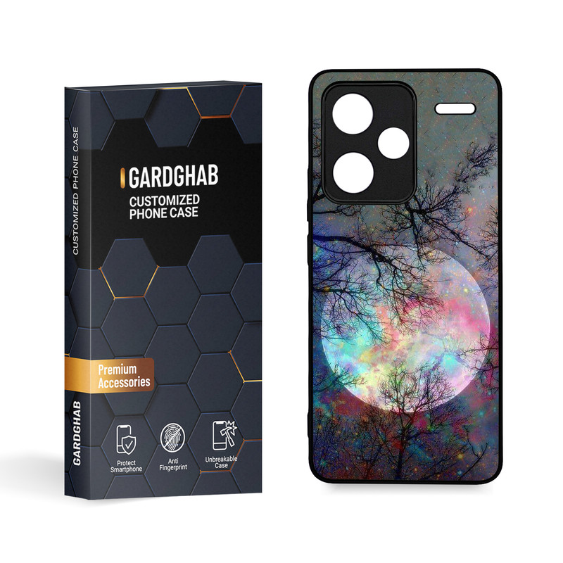 کاور گارد قاب مدل کهکشان مناسب برای گوشی موبایل شیائومی Redmi Note 13 Pro Plus 5G