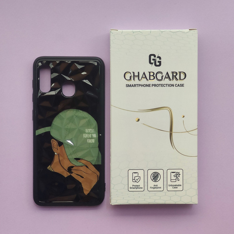 کاور قاب گارد مدل الماسی دخترانه مناسب برای گوشی موبایل سامسونگ Galaxy A20 / A30