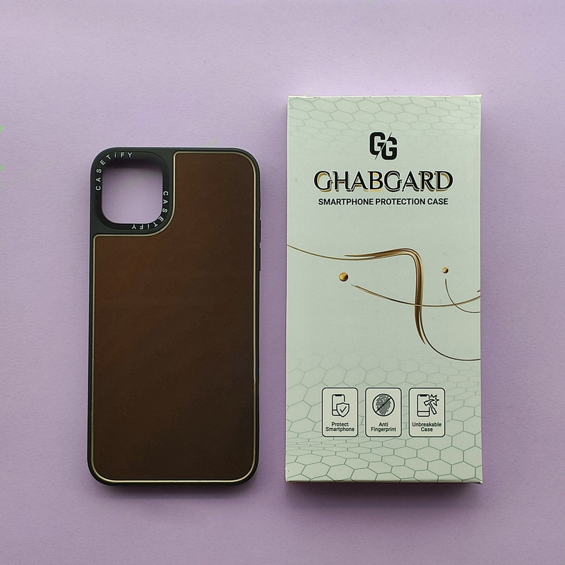 کاور قاب گارد مدل پشت آینه ای ساده مناسب برای گوشی موبایل اپل iPhone 11 Pro Max