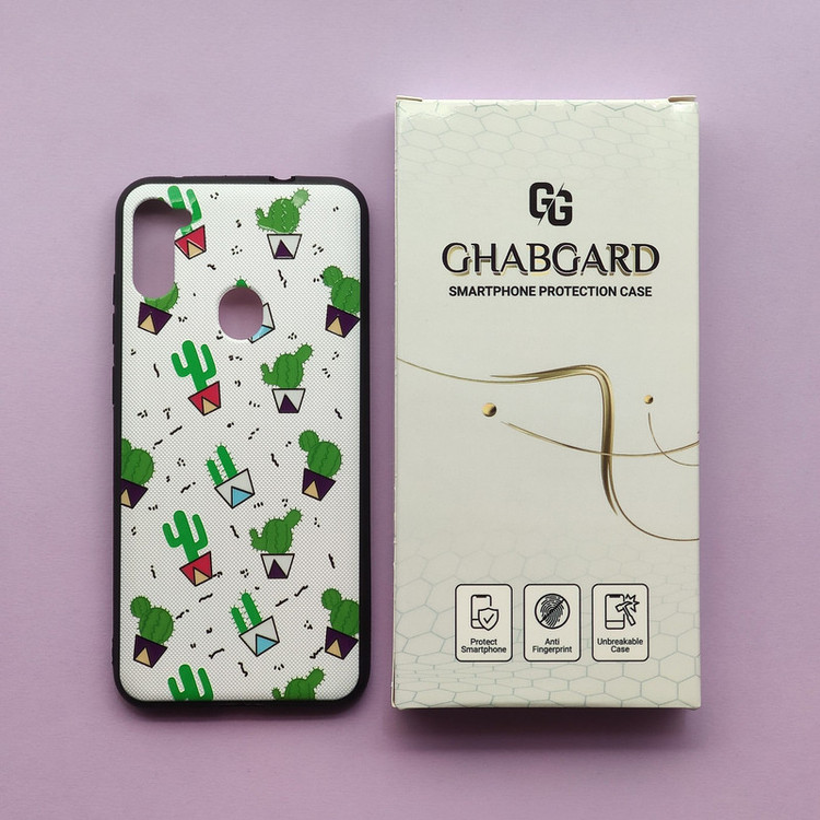کاور قاب گارد مدل دور ژله ای مشکی فانتزی مناسب برای گوشی موبایل سامسونگ Galaxy A11 / M11
