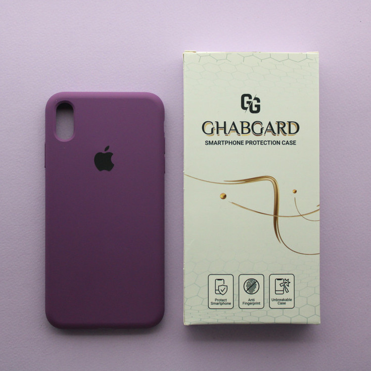 کاور قاب گارد مدل سیلیکونی ساده مناسب برای گوشی موبایل اپل iPhone XS Max