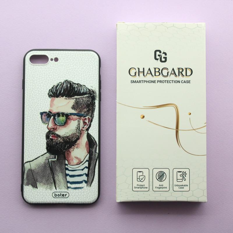 کاور قاب گارد مدل دور ژله ای طرح پسر مناسب برای گوشی موبایل اپل iPhone 7 plus / 8 plus