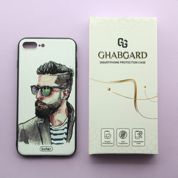 کاور قاب گارد مدل دور ژله ای طرح پسر مناسب برای گوشی موبایل اپل iPhone 7 plus / 8 plus