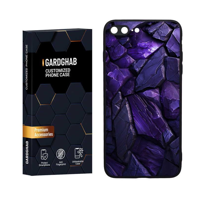 کاور گارد قاب مدل دورژله ای ساده مناسب برای گوشی موبایل اپل iPhone 7 Plus / 8 plus