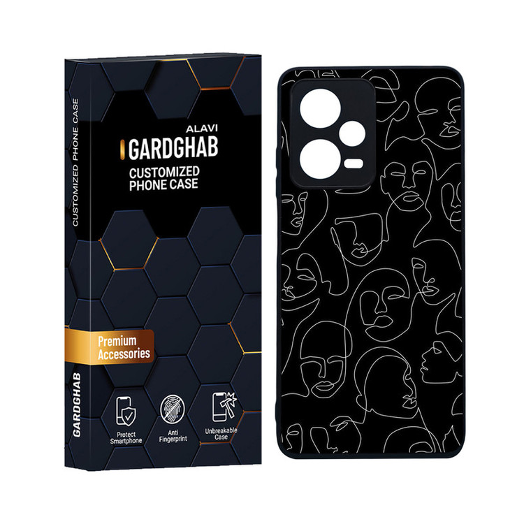 کاور گارد قاب علوی مدل دورژله ای ساده و مینیمال مناسب برای گوشی موبایل شیائومی Redmi Note 12 Pro 5G