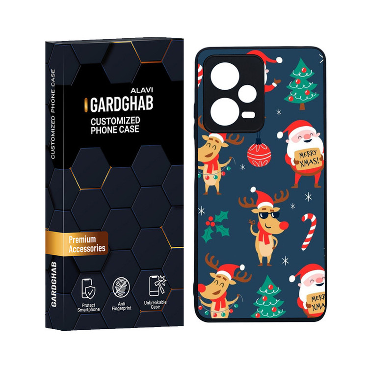 کاور گارد قاب علوی مدل دورژله ای فانتزی مناسب برای گوشی موبایل شیائومی Redmi Note 12 Pro 5G