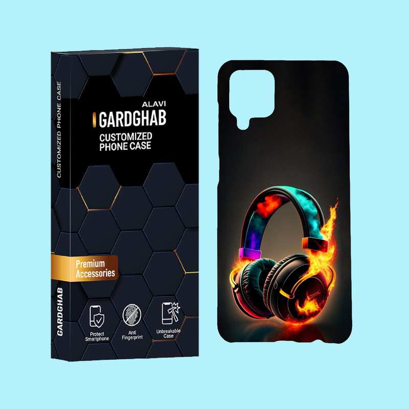 کاور گارد قاب علوی مدل ساز و موزیک مناسب برای گوشی موبایل سامسونگ Galaxy A12