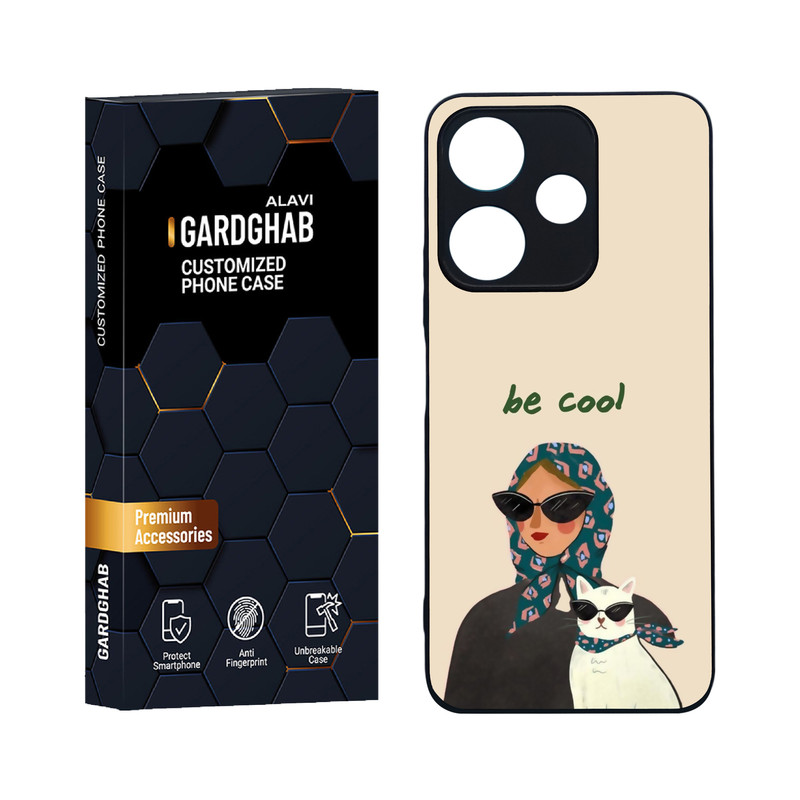 کاور گارد قاب علوی مدل دورژله ای فانتزی مناسب برای گوشی موبایل شیائومی Redmi 13 4G / 5G