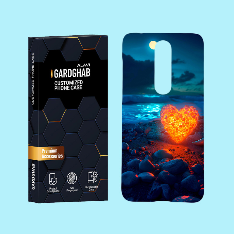 کاور گارد قاب علوی مدل عاشقانه مناسب برای گوشی موبایل نوکیا 5.1 Plus