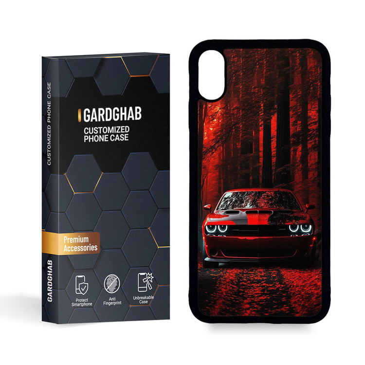 کاور گارد قاب مدل پشت گلس پسرانه مناسب برای گوشی موبایل اپل iPhone Xs Max