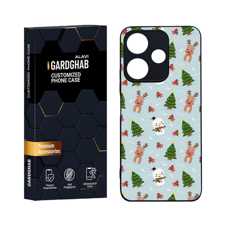 کاور گارد قاب علوی مدل دورژله ای فانتزی مناسب برای گوشی موبایل شیائومی Redmi 13 4G / 5G