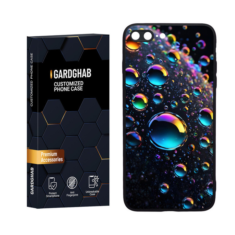 کاور گارد قاب مدل دورژله ای ساده مناسب برای گوشی موبایل اپل iPhone 7 Plus / 8 plus