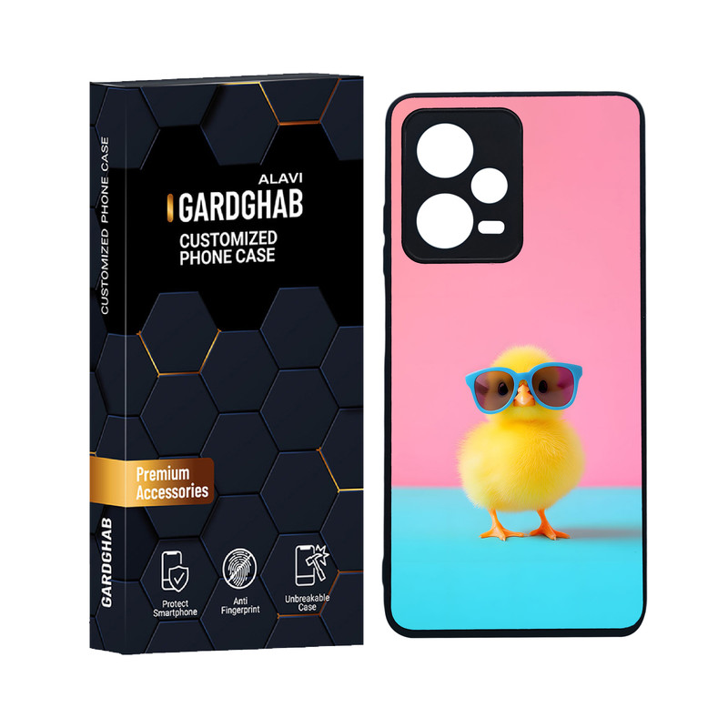 کاور گارد قاب علوی مدل دورژله ای فانتزی مناسب برای گوشی موبایل شیائومی Redmi Note 12 Pro 5G