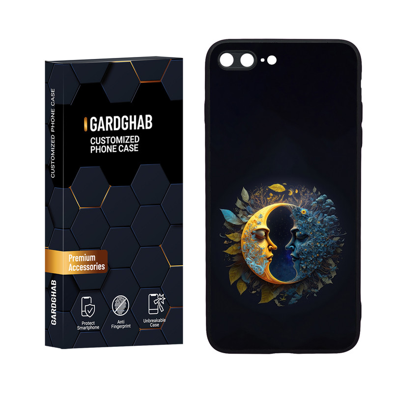 کاور گارد قاب مدل دورژله ای هنری مناسب برای گوشی موبایل اپل iPhone 7 Plus / 8 plus