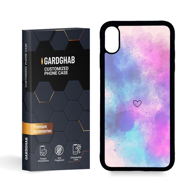 کاور گارد قاب مدل پشت گلس دخترانه مناسب برای گوشی موبایل اپل iPhone Xs Max