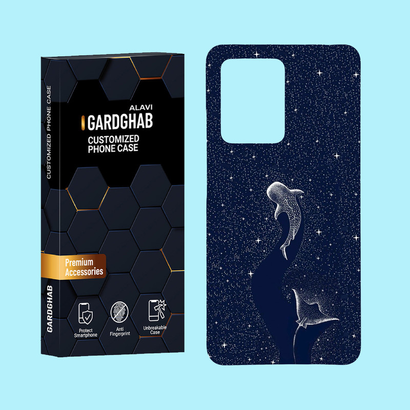 کاور گارد قاب علوی مدل هنری مناسب برای گوشی موبایل شیائومی Redmi Note 12 Pro Plus 5G