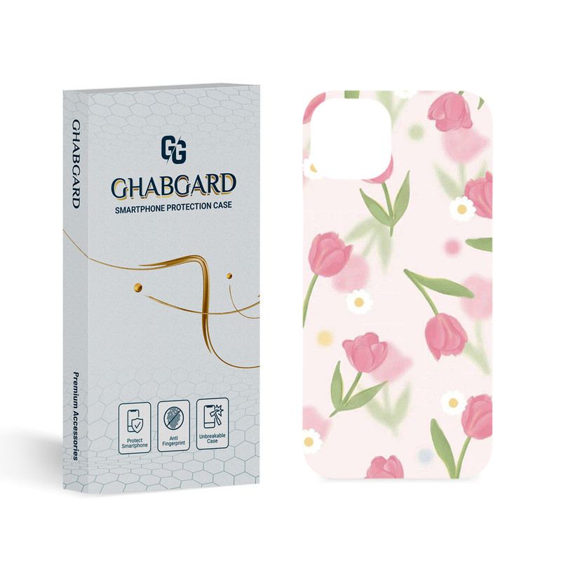 کاور قاب گارد مدل گل مناسب برای گوشی موبایل اپل iPhone 15 Plus
