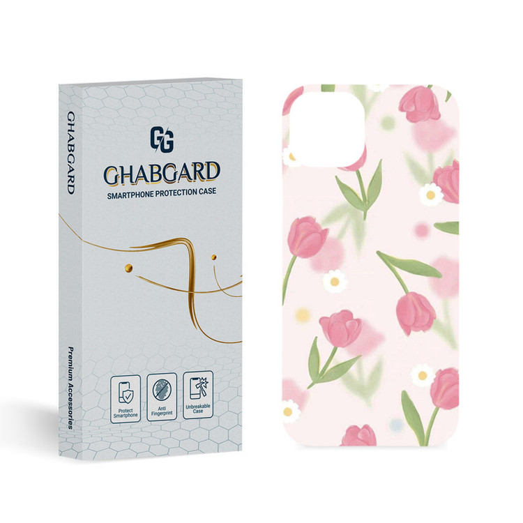 کاور قاب گارد مدل گل مناسب برای گوشی موبایل اپل iPhone 15 Plus